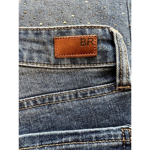 Blue Revival Hailey Starry Night Recycled Mid Rise Ankle Jeans Size 26" Holiday - Picture 6 of 10